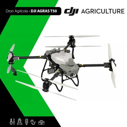 DJI AGRAS T50 Dron Agrícola con Tanque de 40 Litros